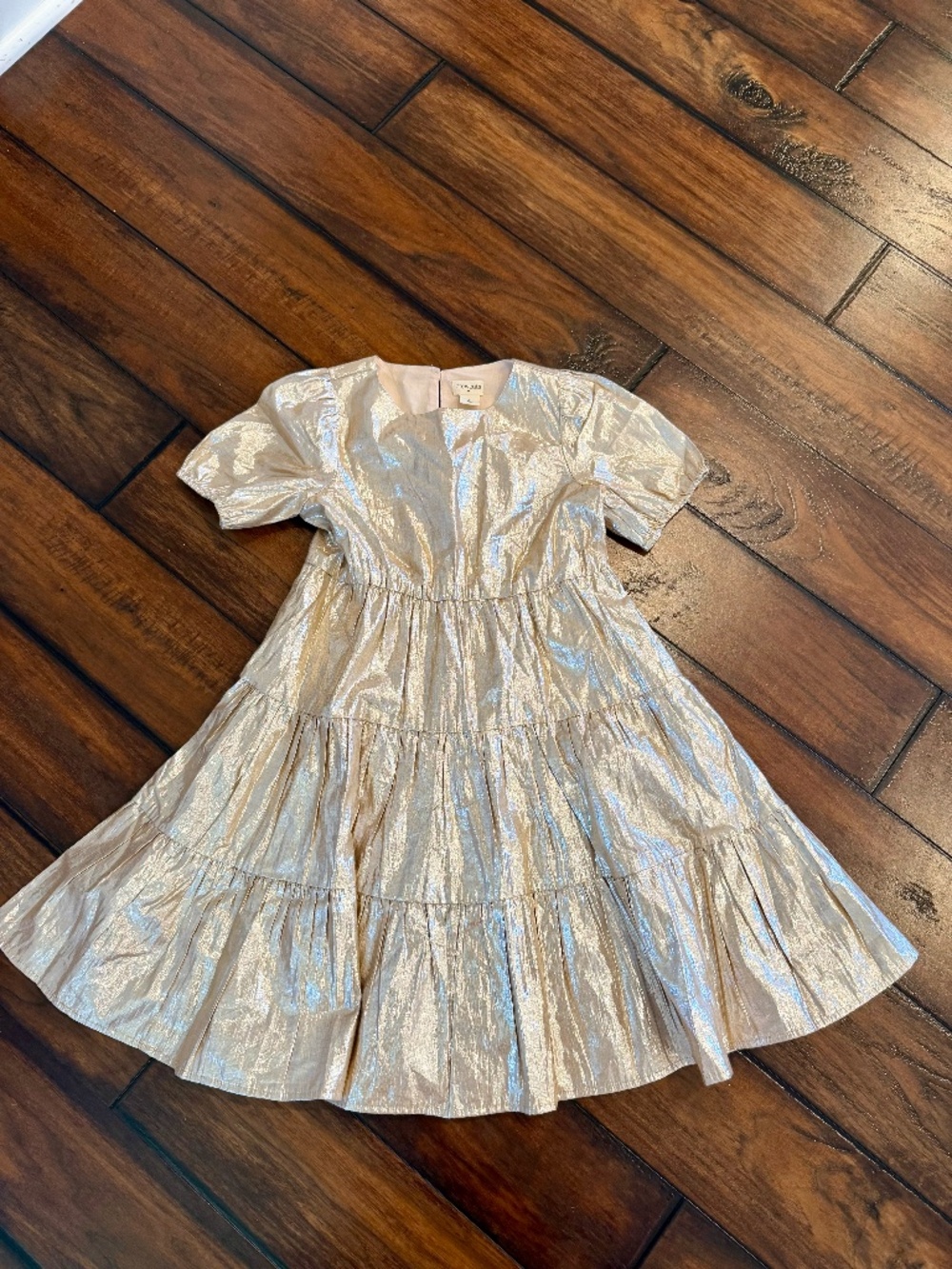 Crew cuts Size 6 Gold Dress